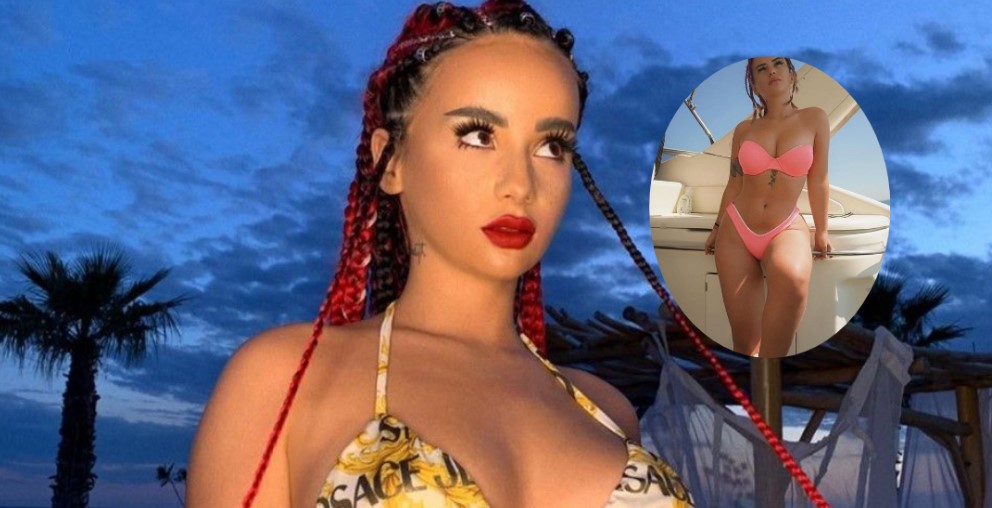 Rina Balaj e vesh fustanin e bardhë