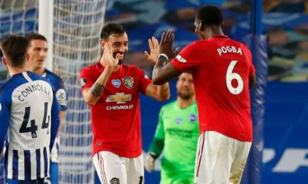 Pogba dhe Fernandes startojnë për Unitedin