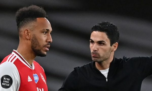 Arteta, optimist për rinovimin e kontratës së Aubameyangut