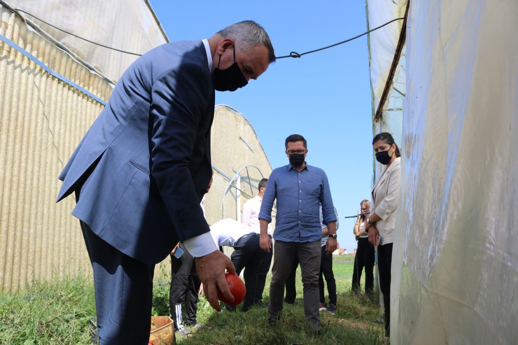 Kryetari Ahmeti dhe Ministri Mustafa vizitojnë fërmerët lipjanas