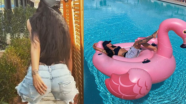 Dafina Zeqiri publikon video provokuese duke bërë “twerk” gjatë pushimeve