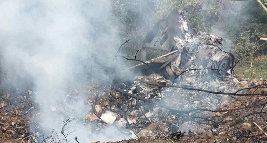 Aeroplani i rrëzuar është i ushtrisë serbe, dalin pamjet e para