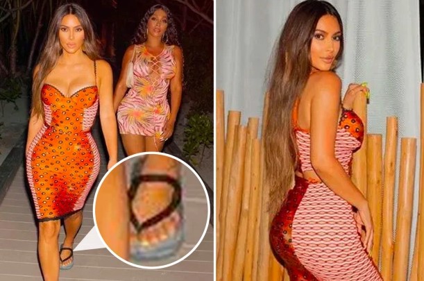 Kim Kardashian akuzohet sërish se ka gjashtë gishtërinj në fotot nga udhëtimi i ditëlindjes