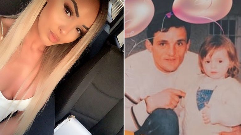 Në urimin e të atit për ditëlindje, Adelina Berisha publikon fotografi të rrallë nga fëmijëria