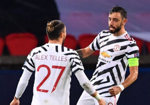 Bruno fernandes gjuan dy penallti për një minut, njërën e humb tjetrën e shënon