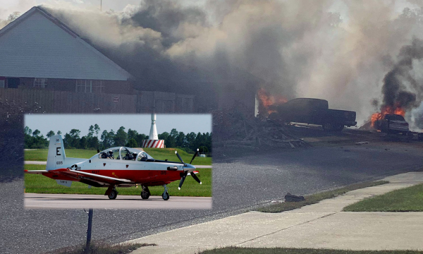 Aeroplani i ushtrisë amerikane rrëzohet mbi një shtëpi, vdesin dy persona