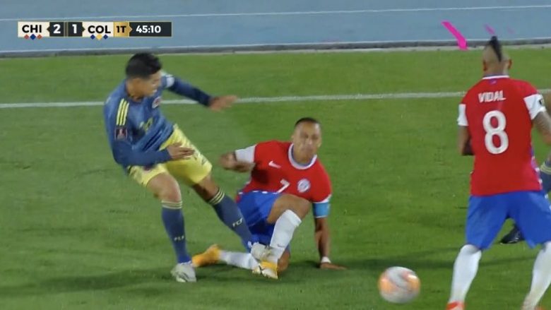 James i shpëtoi kartonit të kuq pas ndërhyrjes së rëndë në Alexis Sanchezin