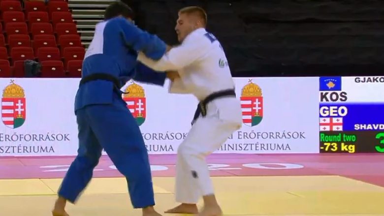 Akil Gjakova fiton me Ippon në raundin e dytë eliminator të Grand Slamit në Hungari