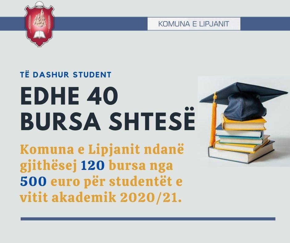 Komuna: Rritet numri i bursave për studentët lipjanas