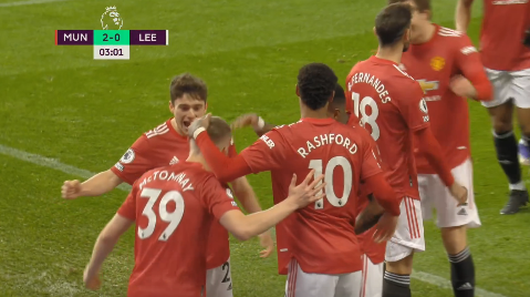 Man United me dy gola brenda tre minutave në “Old Trafford”