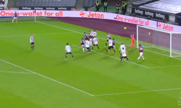 West Ham në epërsi kundër Unitedit