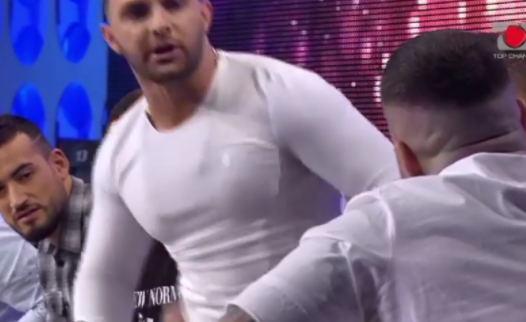 Të shara dhe bërtima, momenti kur Fationi dhe Erisi të gatshëm për të hedhur grushte