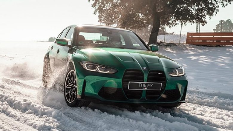 BMW M3 është gjithashtu një zgjedhje e shkëlqyer për dëborë