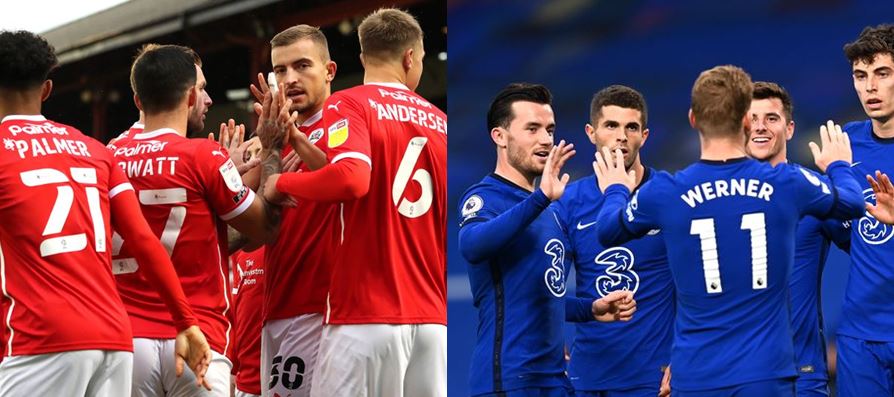 Barnsley-Chelsea, formacionet zyrtare