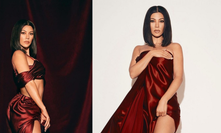 Kourtney Kardashian pozon joshëse për linjën e re të parfumit për 14 shkurt
