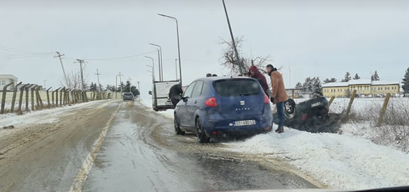 Aksident në rrugën Lipjan-Magurë