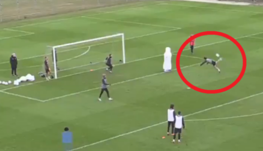 Gol në stërvitje te Danimarka që edhe Ibra do ia kishte zili