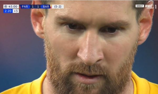 Leo Messi humb penalltinë kundër PSG-së