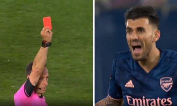 Ceballos e lë në lloç Arsenalin, përjashtohet me të kuq
