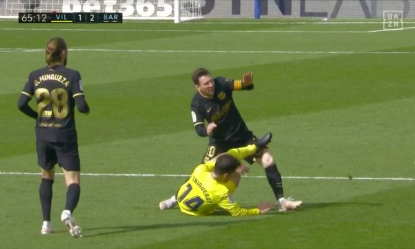 Ndërhyrja brutale e lojtarit të Villarrealit që ka mundur t’ia humbë sezonin Messit