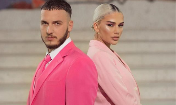 Loredana dhe Mozzik gjysmë të zhveshur pranë njëri-tjetrit