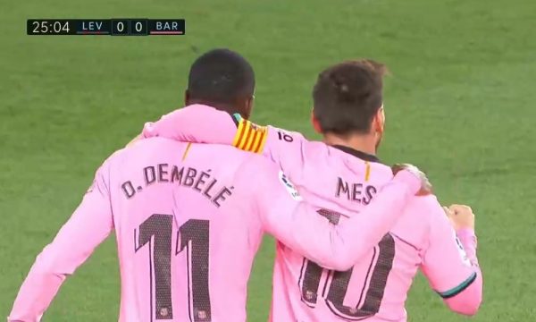 Messi me gol të bukur e kalon Barcelonën në epërsi