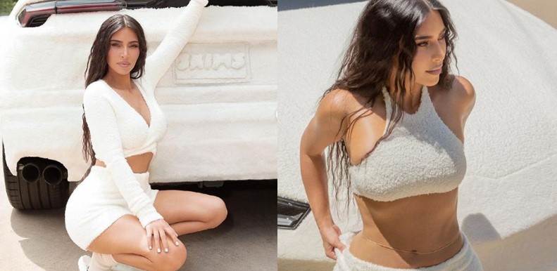 Kim Kardashian mbulon veturën luksoze me materiale të “Skims”
