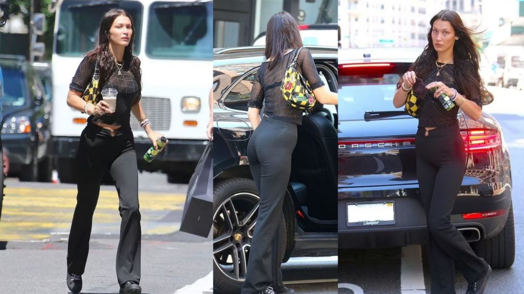 Bella Hadid shihet rrugëve të New York me veshje transparente