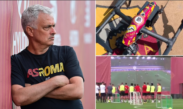 Mourinho instalon dron dhe ekran gjigant në qendrën stërvitore, ua tregon lojtarëve gabimet në kohë reale