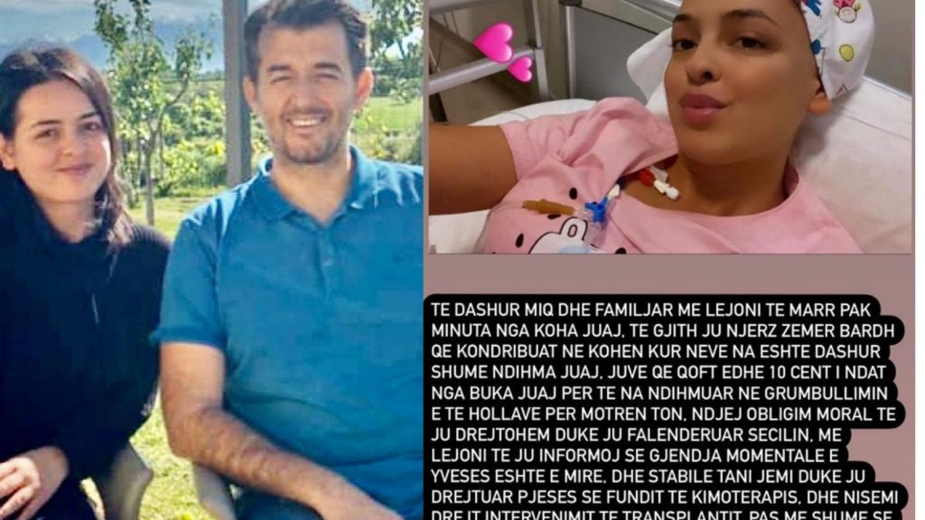 Labi njofton se gjendja e Yvesa Salihaj e cila vuan nga leukemia ka filluar të përmirësohet