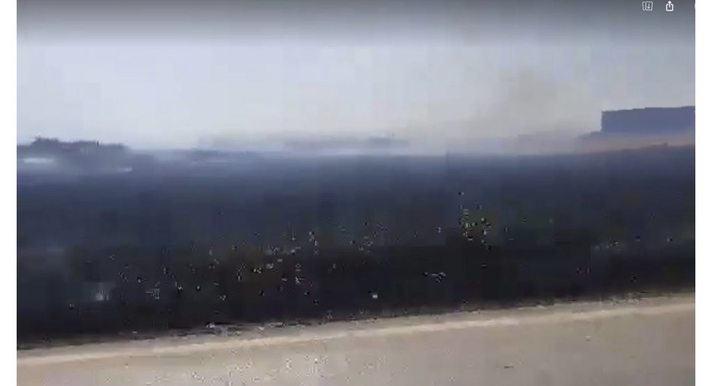 Arat mbulohen nga zjarri në afërsi të Lipjanit