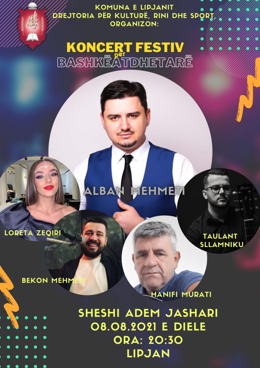 Komuna e Lipjanit të dielen organizon koncert festiv për bashkëatdhetarë