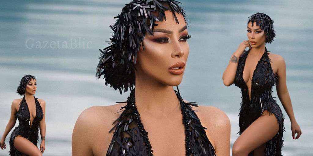 Flaka Krelani poston fotografi joshëse para pasqyrës, provokon me një bluzë të shkurtër