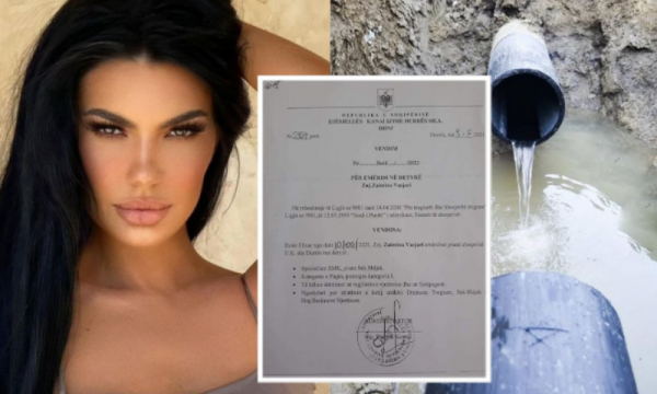Ndodh edhe kjo, Zajmina Vasjari merr rrogë në komunë si specialiste ujësjellësi
