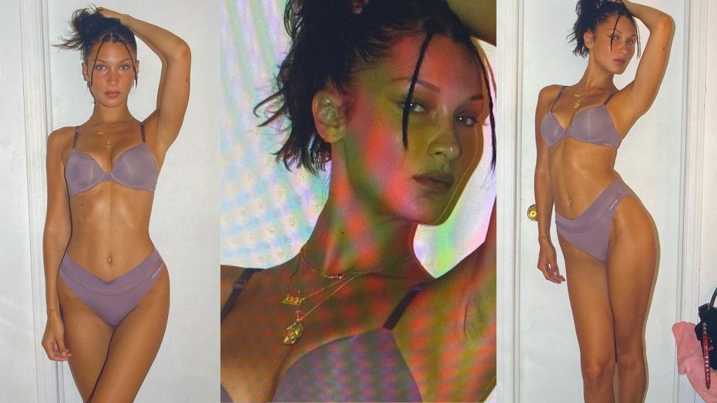 Bella Hadid ekspozon linjat në të brendshme derisa tregon një eksperiencë nga jeta e saj personale