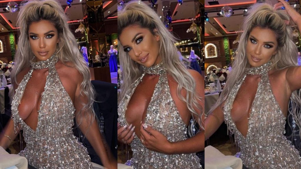 Me fustanin e shkurt dhe dekolte të hapur, Adelina Tahiri publikon fotografi joshëse nga një dasmë