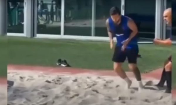 Të tjera pamje të Messit në stërvitje te PSG-ja