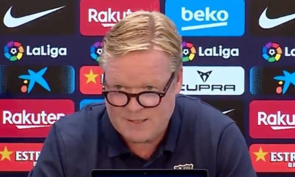 Pamje: Koeman lexon një deklaratë dhe largohet nga konferenca papritmas