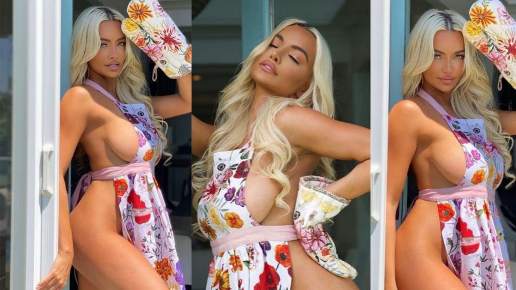 Modelja amerikane zgjedh të provokoj nga kuzhina pothuajse e zhveshur
