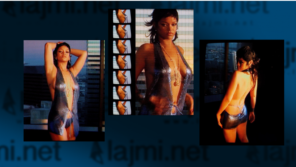 Rihana i lë pak vend imagjinatës derisa pozon në një fustan argjendi për shfaqjen e Savage X Fenty