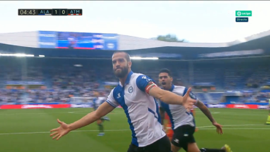 Alaves ia dridh Atletico Madridit qysh në minutat e para