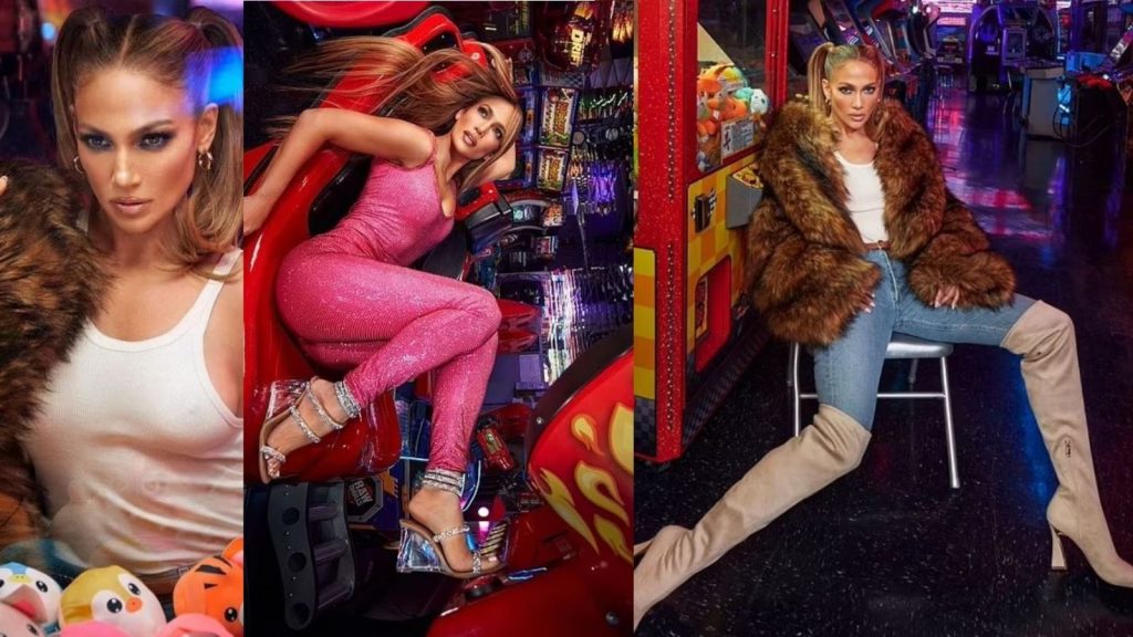Jennifer Lopez pozon pa reçipeta për linjën e koleksionit të këpucëve