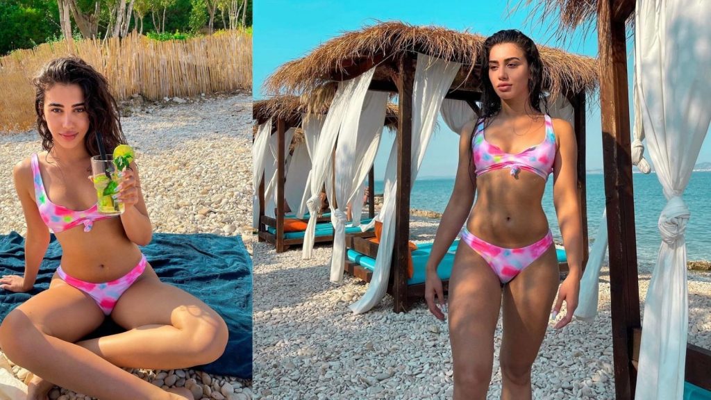 Melinda Ademi ekspozon linjat në bikini nga pushimet