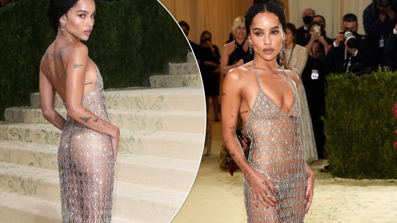 Zoe Kravitz u përgjigjet ndjekësve që e kritikuan për fustanin transparent në Met Gala 2021