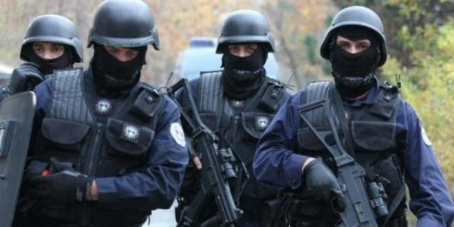 Pamje nga Njësia Speciale e Policisë së Kosovës në Jarinjë