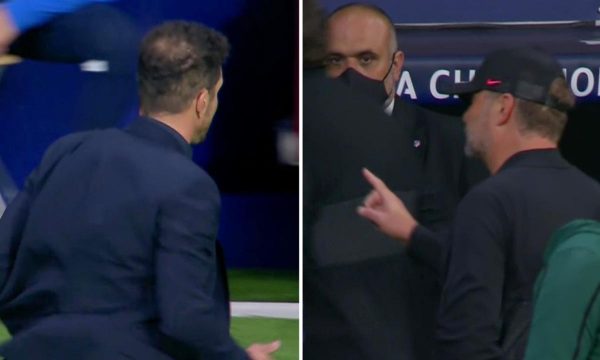 Simeone refuzon t’ia zgjatë dorën Kloppit pas humbjes së Atleticos ndaj Liverpoolit