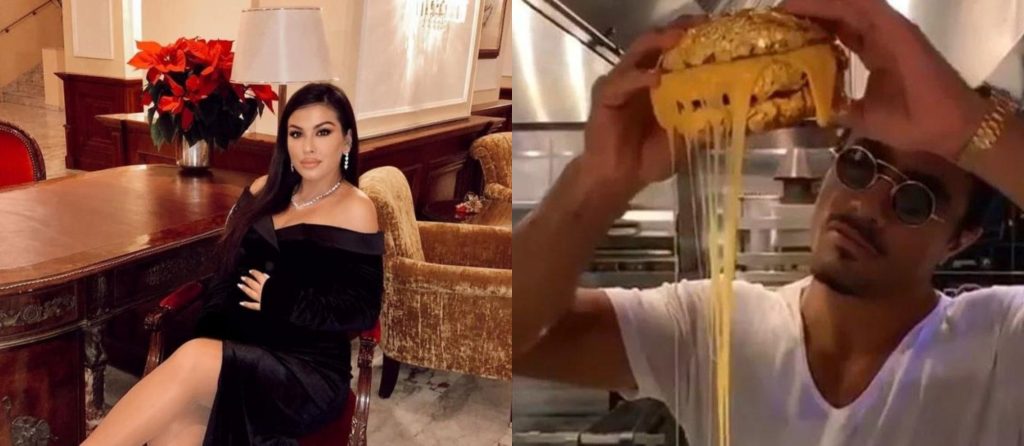 Elita Rudi shkon në restorant të Nusret Gokce, thotë se hamburgerat e Prishtinës janë më të mirë
