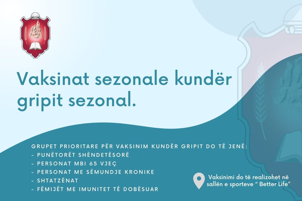 Në Lipjan nis vaksinimi kundër gripit sezonal