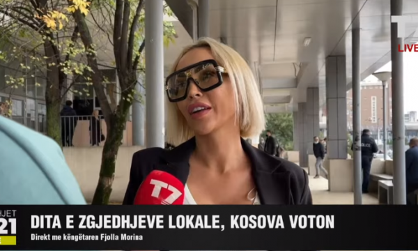 Paraqitja e parë e Fjolla Morinës pas lirimit, voton këngëtarja