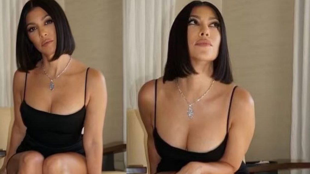 E madhja e motrave Kardashian pa pikë turpi nxjerri gjoksin jashtë